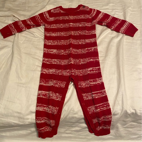 Sweater onesie red and white - Picture 1 of 3